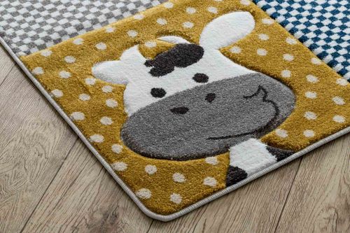 RUG/LU/TINIES/ZOO/CREAM+GREY/140x190 na Arena.pl