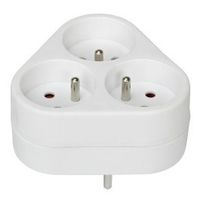 ROZGAŁĘZIACZ 3-GNIAZDOWY BIAŁY