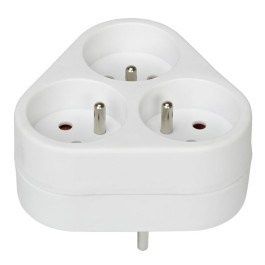 ROZGAŁĘZIACZ 3-GNIAZDOWY BIAŁY zdjęcie 1