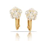 klipsy z kryształkami preciosa z kolekcji classic (e11081au)