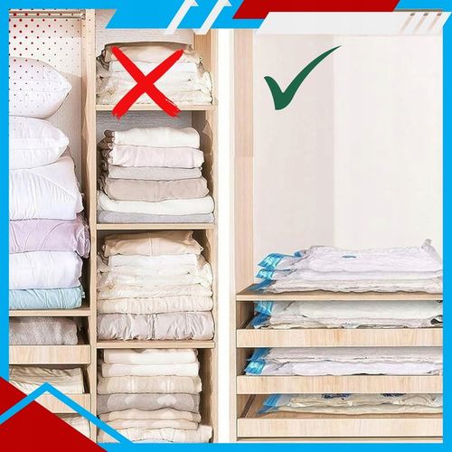 WORKI PRÓŻNIOWE Na Ubrania Pościel Torby, ZESTAW 12 SZTUK , 4 ROZMIARY na Arena.pl