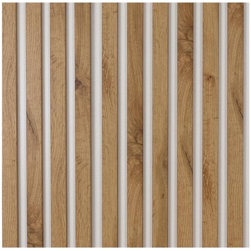 Lamele na BIAŁEJ PŁYCIE Ścienne 275x46 Listwy na Ścianę DĄB PREMIUM na Arena.pl