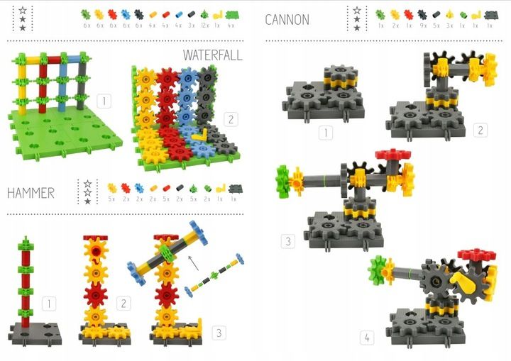 KORBO RUCHOME KLOCKI KONSTRUKCYJNE Basic 120 el. zdjęcie 3