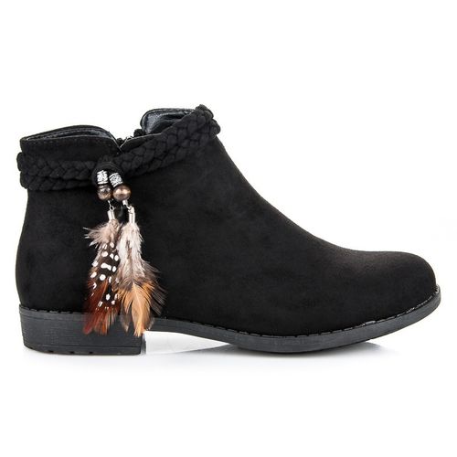 Zamszowe Botki W Stylu Boho r.37 na Arena.pl