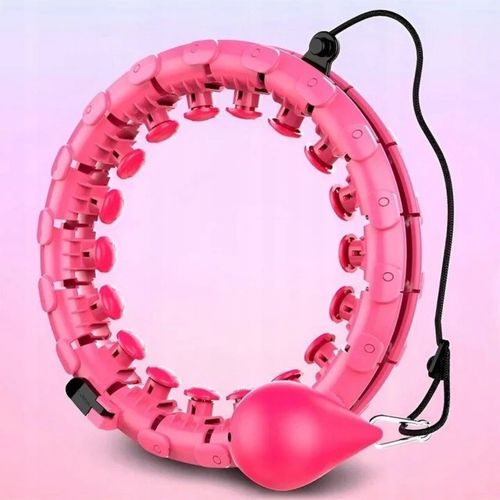 HULA HOP ODCHUDZAJĄCE Z WYPUSTKAMI MASAŻEREM 50 cm RÓŻOWE na Arena.pl