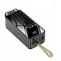POWERBANK 80000mAh USB C IPHONE MICRO KABLE QUICK CHARGE PATONA CZARNY