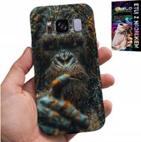 ETUI DO SAMSUNG GALAXY S8 - MAŁPA, MAŁPKA, GORYL, ZWIERZĘTA + FOLIA
