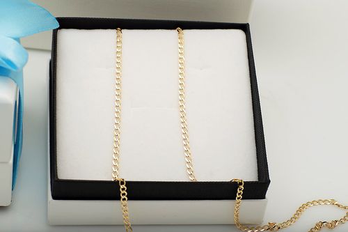 złoty łańcuszek pancerka próba 585 rozmiar 50/55/60cm na Arena.pl