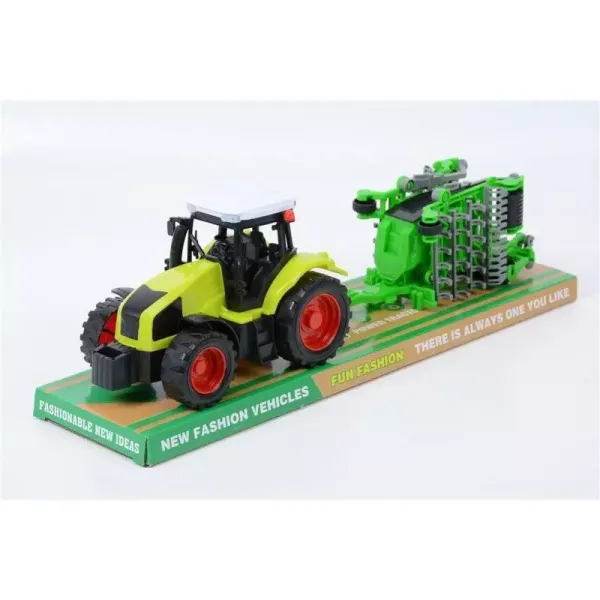 Traktor z maszyną rolniczą zdjęcie 1