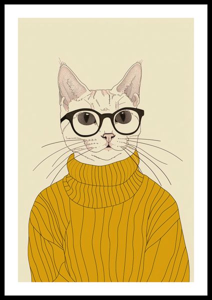Plakat 40x60cm Intelektualista zdjęcie 3