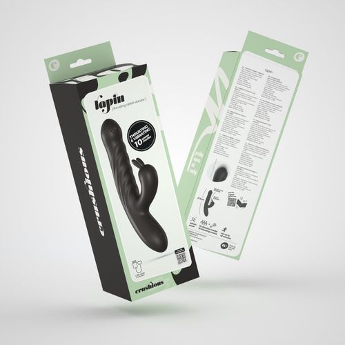 crushious lapin thrusting rabbit vibrator black na Arena.pl