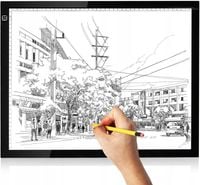 Podświetlana Tablica Led Deska Kreślarska Kalka A3 Tablet Graficzny Prezent