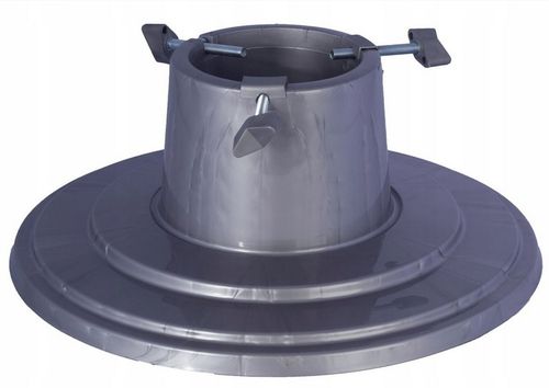 STOJAK POD CHOINKĘ CHOINKOWY PODSTAWKA DRZEWKO POJEMNIK NA WODĘ 1L SREBRNY na Arena.pl