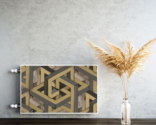 MASKOWNICA Magnetyczna Na Grzejnik Abstrakcyjna Mozaika 120cm x 60cm na Arena.pl