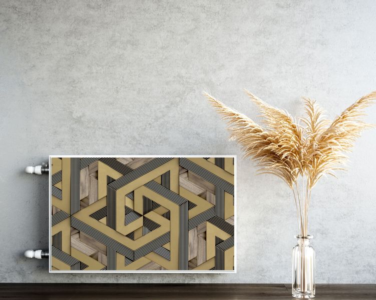 MASKOWNICA Magnetyczna Na Grzejnik Abstrakcyjna Mozaika 120cm x 60cm zdjęcie 5