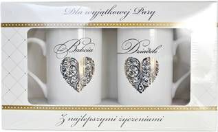 komplet 2 kubków dla Babci i Dziadka SERCE Q723 na Arena.pl