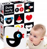 Duże Karty Kontrastowe Dla Dzieci W Wieku 0-3+ CzuCzu