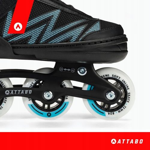 Łyżworolki dziecięce ATTABO 2w1 rolki i łyżwy Kylo L (38-41) Regulowane na Arena.pl