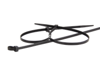 Opaska zaciskowa 3,6x140 [mm] a'100 CZARNA