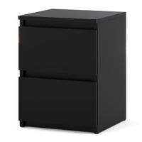 Szafka Nocna Czarna 40cm Nowoczesna Stolik Nocny Nakastlik Do Sypialni