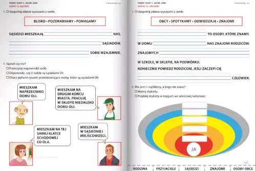 Pewny start. Poziom C. Jesień, zima. Karty pracy na Arena.pl