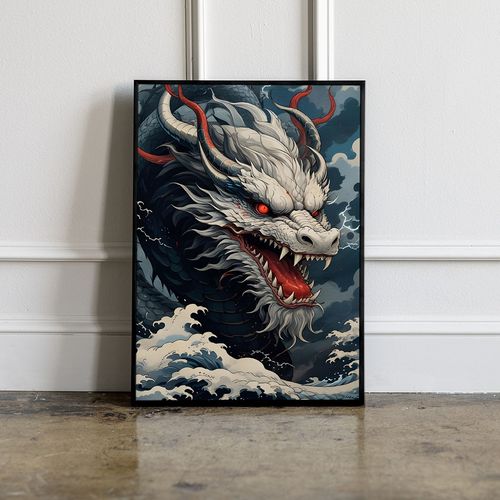 Plakat chiński smok 40x50 cm na Arena.pl