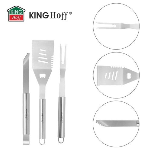 zestaw przyborów do grilla grillowania kinghoff kh-1919 na Arena.pl