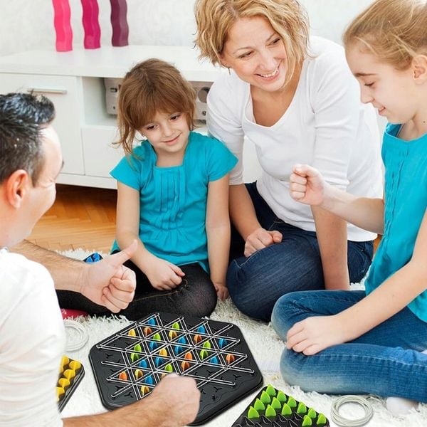 TRIGGLE BOARD GAME CHAIN TRIANGLE CHESS GAME, DESKTOP INTERACTIVE GAME 3D zdjęcie 9