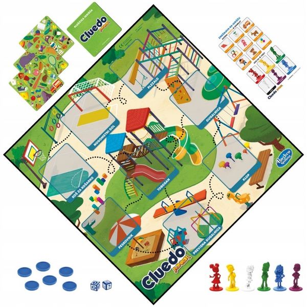HASBRO GRA CLUEDO JUNIOR PLUS 2W1 PL F6419 zdjęcie 7