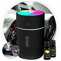 Nawilżacz samochodowy USB LED - Zapach do auta | Aromaterapi