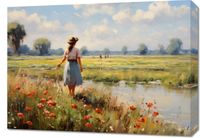 Obraz 70x50cm Wiejski Spokój