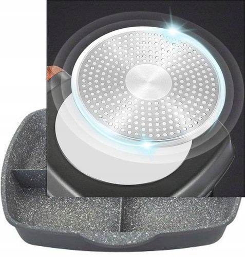 PATELNIA SEGMENTOWA MARMUROWA 28CM na Arena.pl