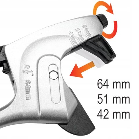 YATO OBCINAK NOŻYCE STALOWE OSTRZA DO RUR PCV PP PE PU PESZLI 64MM YT-22295 na Arena.pl