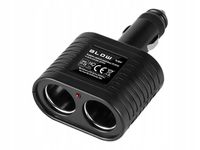 ROZDZIELACZ ROZGAŁĘŹNIK ZAPALNICZKI SAMOCHODOWEJ 2xGNIAZDO 12V 24V