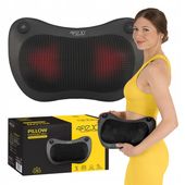 MASAŻER GRZEJĄCY PODUSZKA SHIATSU MASUJĄCA PLECÓW KARK CIAŁO PLECY NOGI