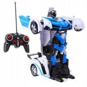 Samochód Zdalnie Sterowany Radiowóz Robot Policja Autobot