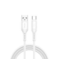 WiWU - Kabel USB serii Starlink Wi-C042E USB A do USB C 2,4A - biały