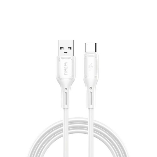 WiWU - Kabel USB serii Starlink Wi-C042E USB A do USB C 2,4A - biały na Arena.pl