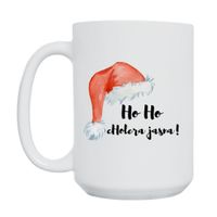 KUBEK "HO HO CHOLERA JASNA!" Wzór - Duży 450 ml