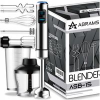 BLENDER RĘCZNY MIKSER WIELOFUNKCYJNY TRYB TURBO 1500 W OSTRZA TYTANOWE 7W1