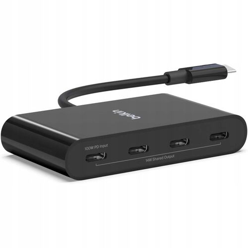 Stacja, hub USB-C do laptopa Belkin AVC018, USB-C 3.2 gen2 na 4 porty USB-C na Arena.pl
