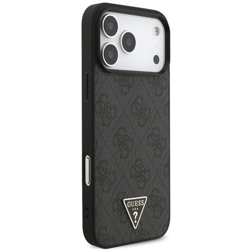 Etui Guess 4G Strap Triangle Logo MagSafe do iPhone 17 Pro Max czarny na Arena.pl