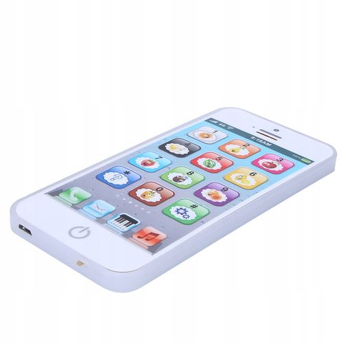 TELEFON ZABAWKOWY SMARTFON EDUKACYJNY BIALY na Arena.pl