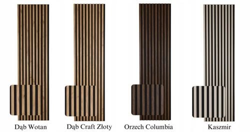 Lamele Ścienne na Płycie 275x58cm Panele Dekoracyjne 3D DĄB WOTAN i na Arena.pl