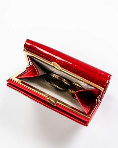 portfel damski skórzany ptn 15-09-cb-8782 red na Arena.pl