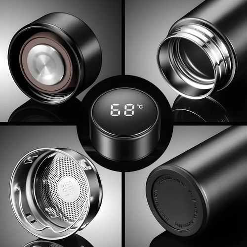 KUBEK TERMICZNY TERMOS LED 500ml NA KAWĘ HERBATĘ DOTYKOWY DO SAMOCHODU PRO na Arena.pl