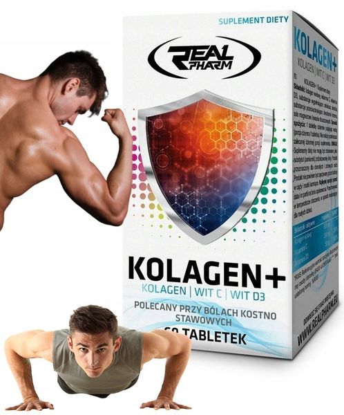 Real Pharm Kolagen+ 60 tab zdjęcie 1