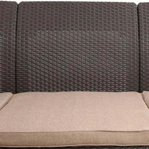 MEBLE OGRODOWE CORFU SET ZESTAW TECHNORATTAN. BRĄZ na Arena.pl