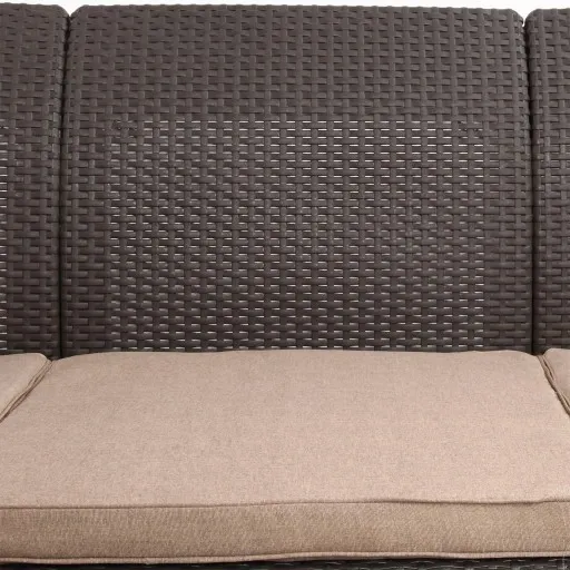 MEBLE OGRODOWE CORFU SET ZESTAW TECHNORATTAN. BRĄZ zdjęcie 12