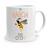 Kubek Dla Babci Na Urodziny Ta Babcia Jest Osom Z Nadrukiem Ze Zdjęciem